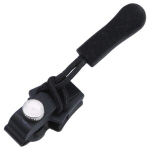 Universal no-sew zipper pull replacement kit with three sizes.