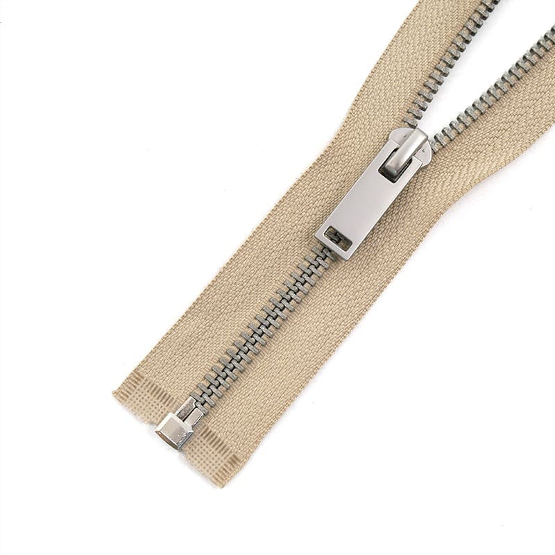 Metal Zipper - Gold, Silver & Brass Open-End Style | Oversized & Heavy Duty Zippers for Apparel
