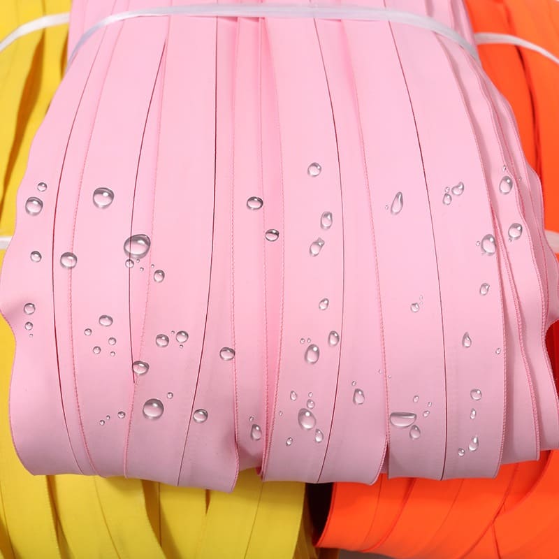 nylon zippers with PU or TPU by roll