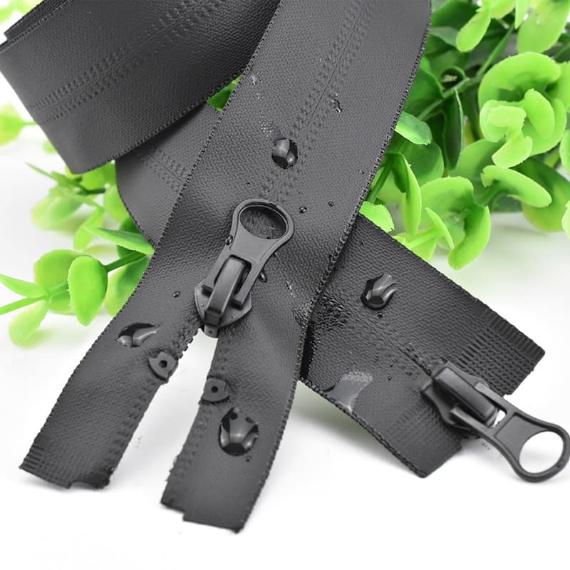 Open end separating waterproof nylon zipper for fashion jackets