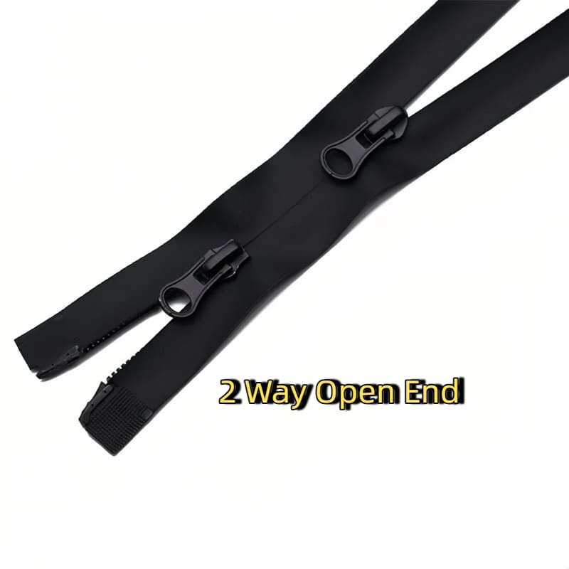 Custom colored waterproof nylon zipper with locking slider