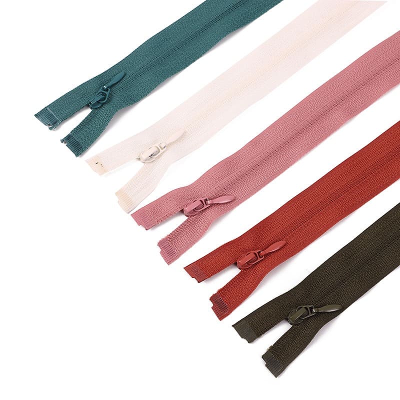 dress zipper seamless finish using invisible zipper