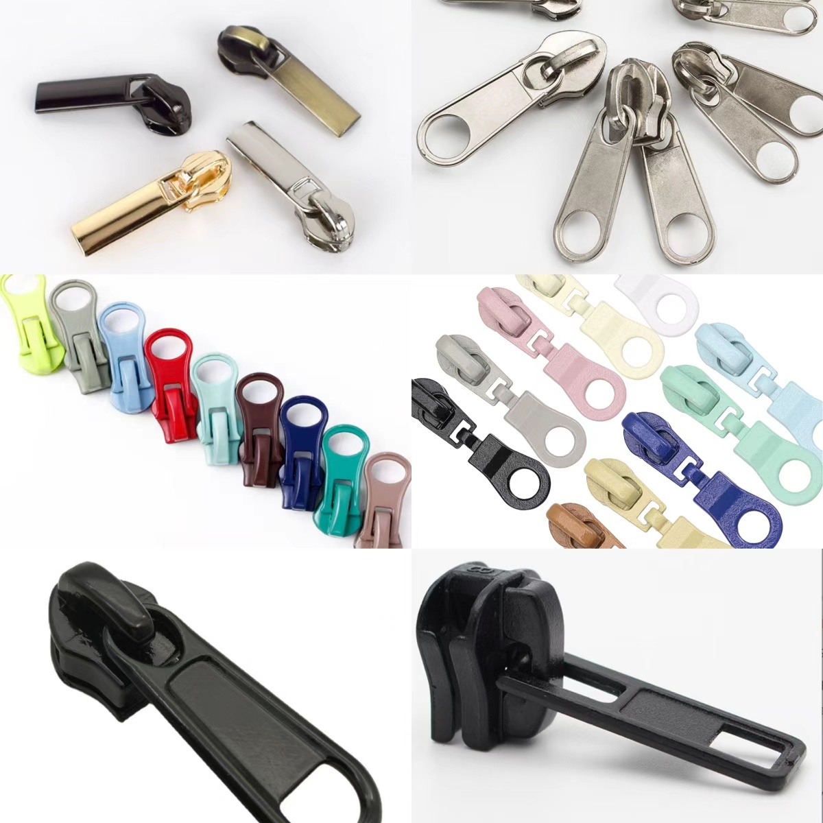 Additional color and finish options for bag hardware